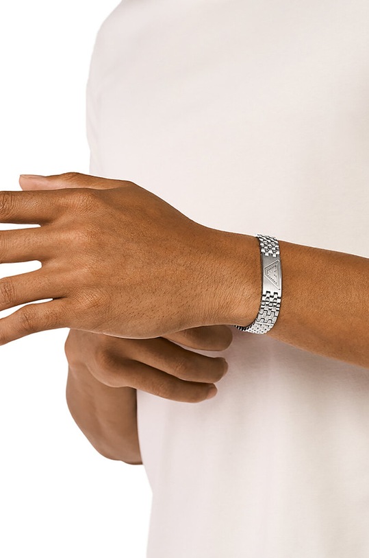 Accesorii Emporio Armani bratara EGS3126040 argintiu