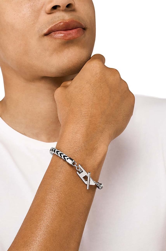 Dodaci Narukvica Diesel DX1540040 srebrna