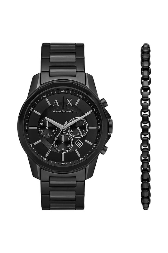Armani Exchange zegarek czarny AX7153SET