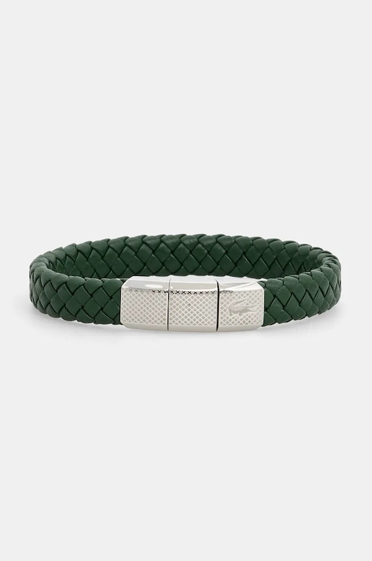 Кожаный браслет Lacoste Gift Box зелёный 2040284
