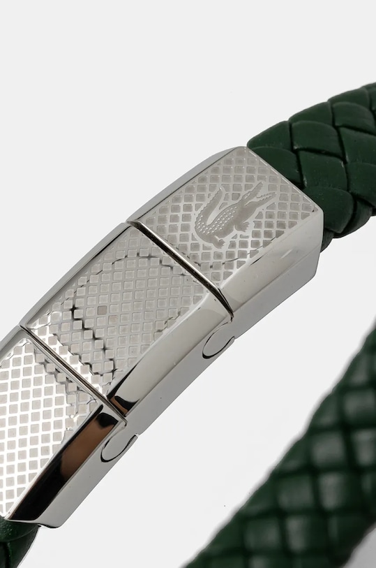 Аксессуары Кожаный браслет Lacoste 2040284 зелёный