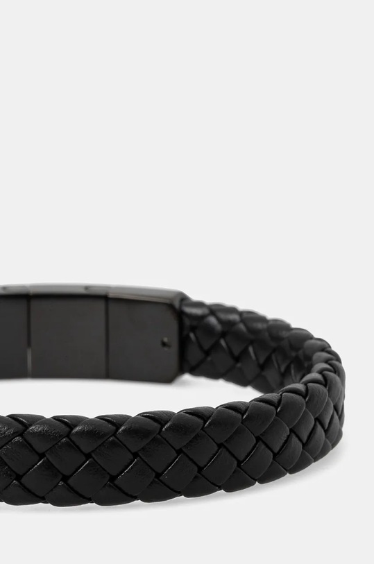 Kiegészítők Lacoste bőr karkötő 2040285 fekete