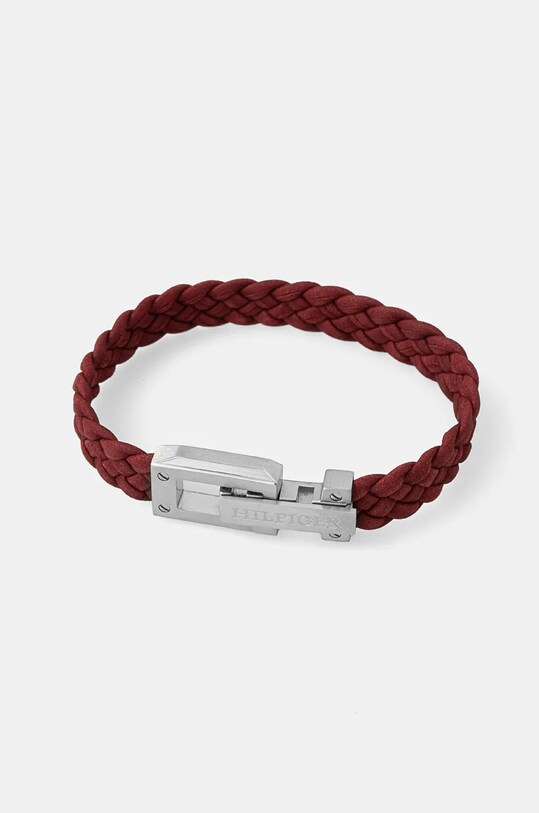 Tommy Hilfiger bransoletka skórzana Gift Box czerwony 2790519