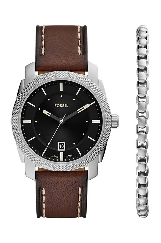 Часы и браслет Fossil серебрянный FS6081SET