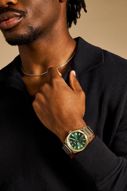 Fossil zegarek Everett złoty FS6090