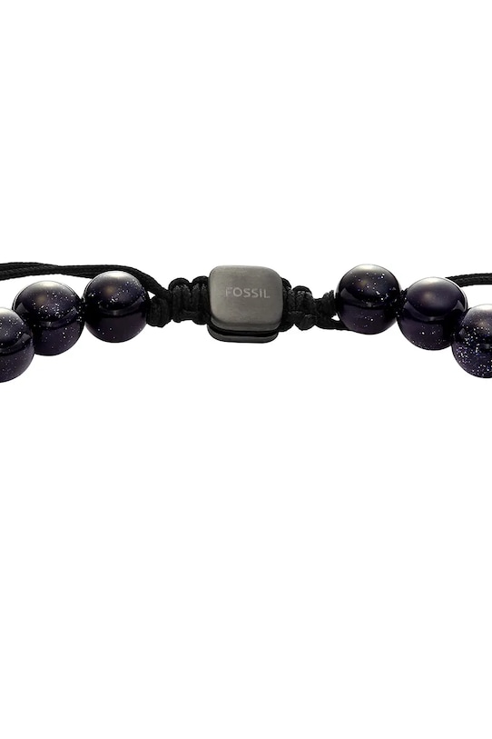 Doplňky Náramek s přírodními kameny Fossil JF04819060 námořnická modř