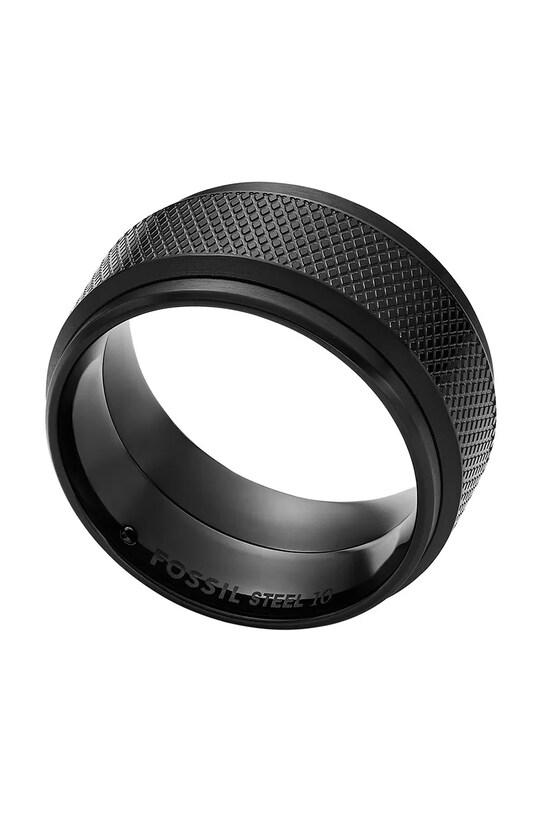 Akcesoria Fossil pierścionek JF04824001 czarny