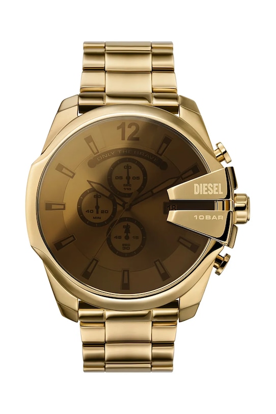 Diesel zegarek Mega Chief Chronograph złoty DZ4662