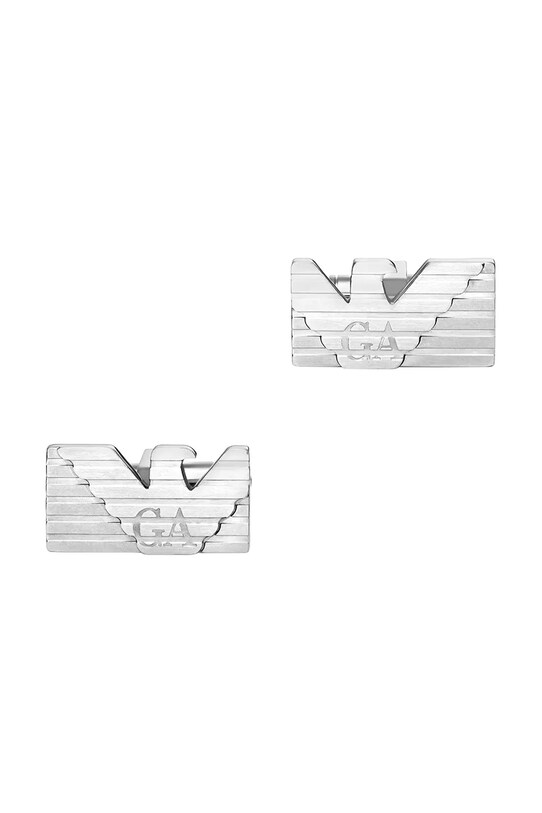 Запонки для манжетов Emporio Armani серебрянный EGS3077040