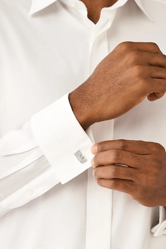 Kiegészítők Emporio Armani mandzsettagomb EGS3077040 ezüst