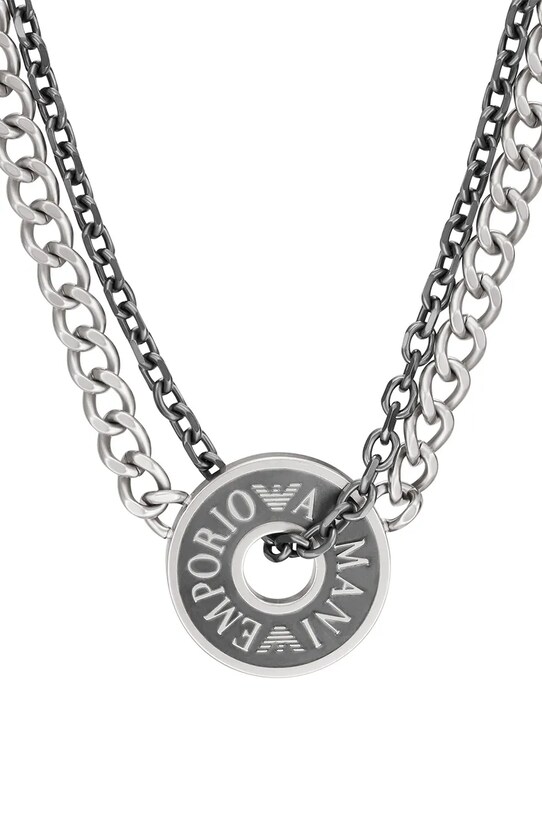 Emporio Armani naszyjnik EGS3093040 srebrny AA00