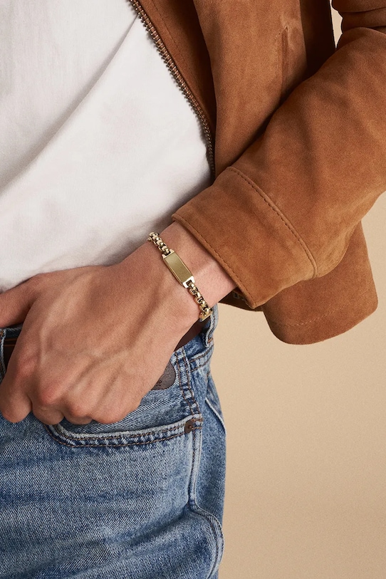 Браслет Fossil Drew Chain JF04695710 золотой