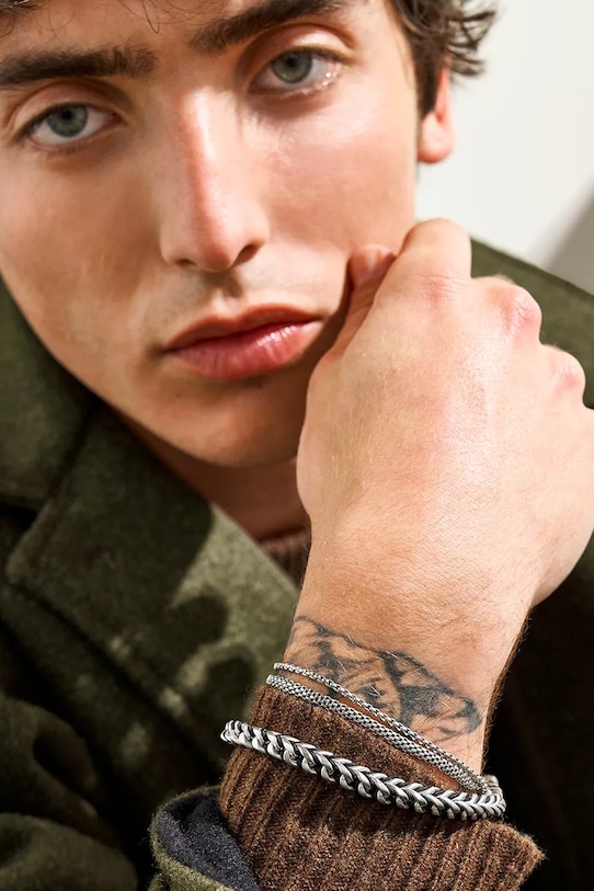 Kiegészítők Skagen karperec SKJM0235040 ezüst