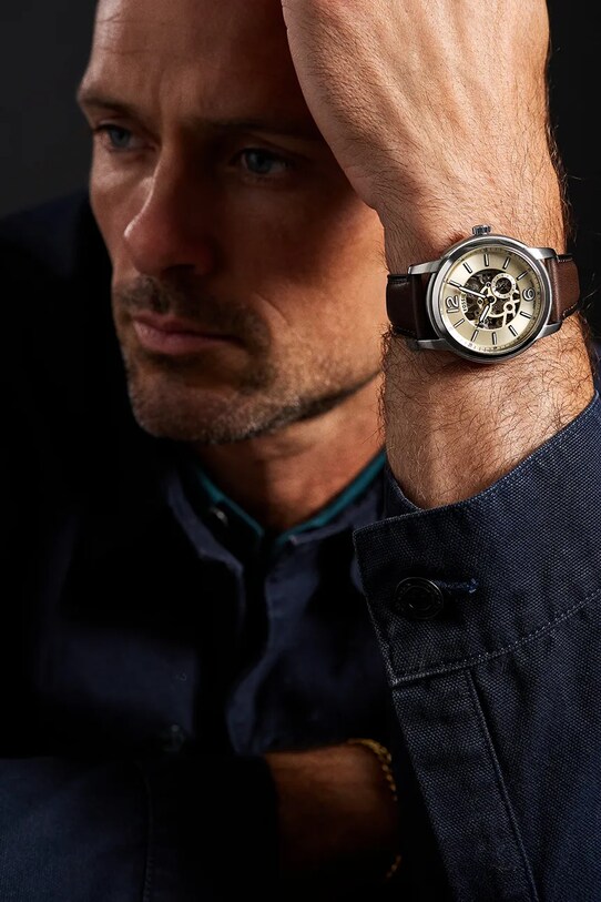 Годинник Fossil ME3264 коричневий