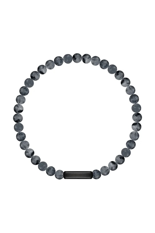 Lilou brățară cu pietre naturale Stones piatră naturală negru 226/190/BRA/LAB/NO1/40