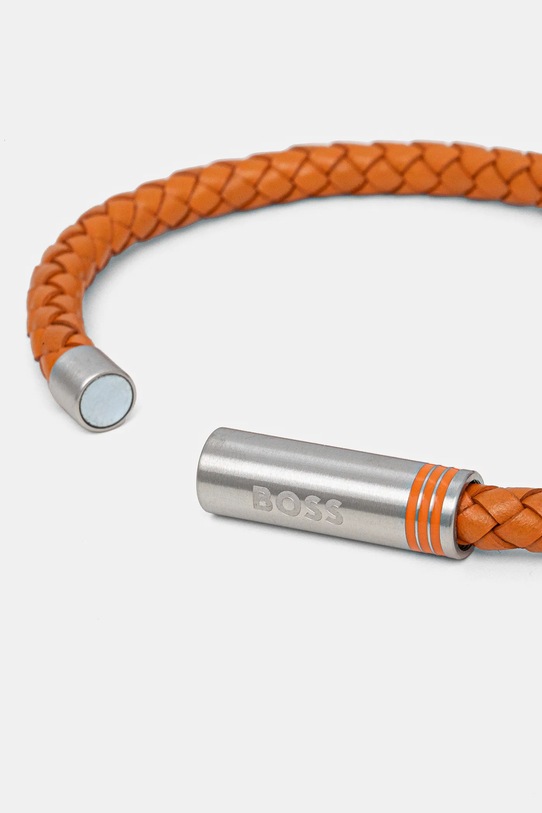 BOSS bratara de piele 1580625 portocaliu AA00