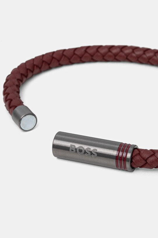 Шкіряний браслет BOSS 1580626 коричневий AA00