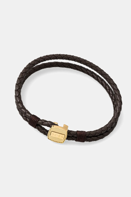 Шкіряний браслет BOSS 1580667M коричневий AA00