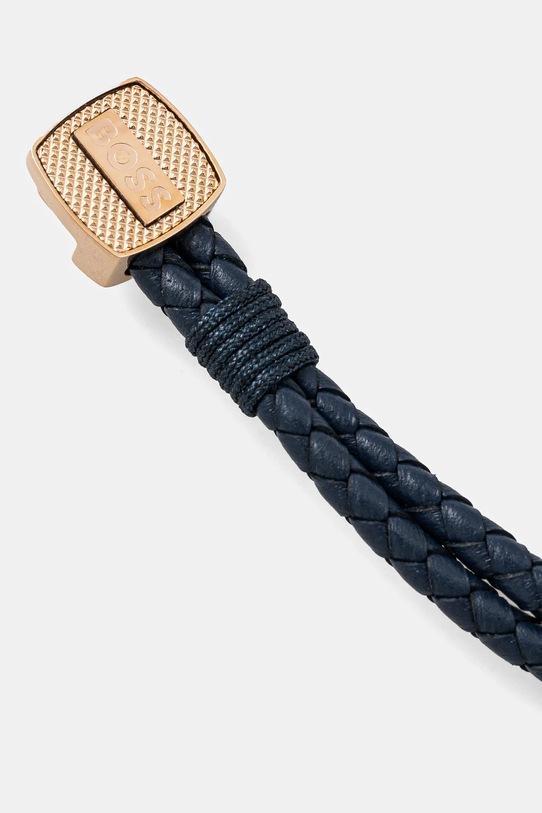 BOSS bratara de piele 1580668M bleumarin AA00