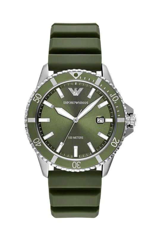 Emporio Armani zegarek zielony AR11638