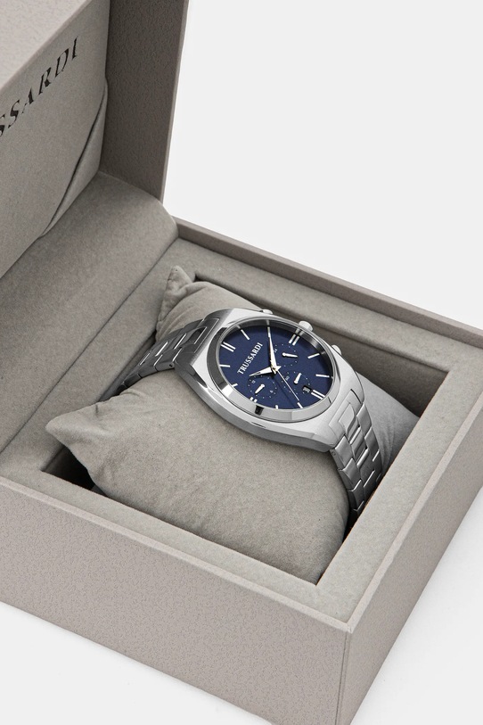 Akcesoria Trussardi zegarek METROPOLITAN R2453159010 srebrny