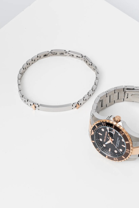 Часовник и гривна Trussardi CITY LIFE R2453169001 сребърен AA00