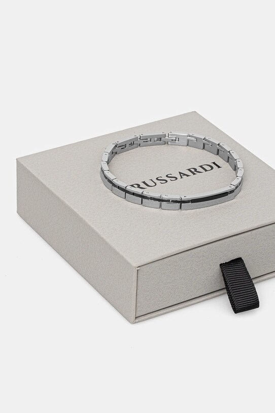 Accesorii Trussardi brățară T-STEEL TJAXV03 argintiu