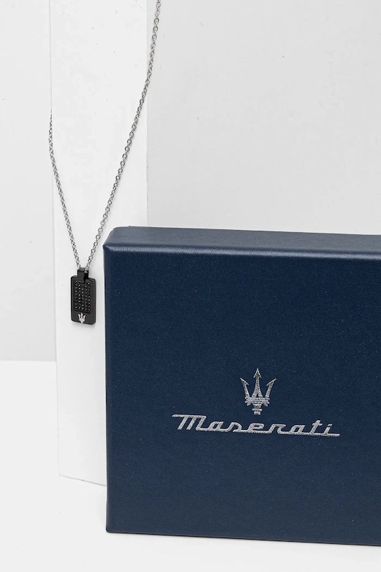 Αξεσουάρ Κολιέ Maserati ICONIC JM424AVD75 μαύρο
