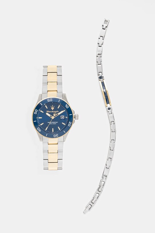 Maserati ceas si bratara argintiu R8873600007