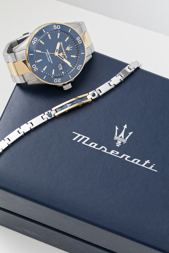 Maserati ceas si bratara argintiu R8873600007