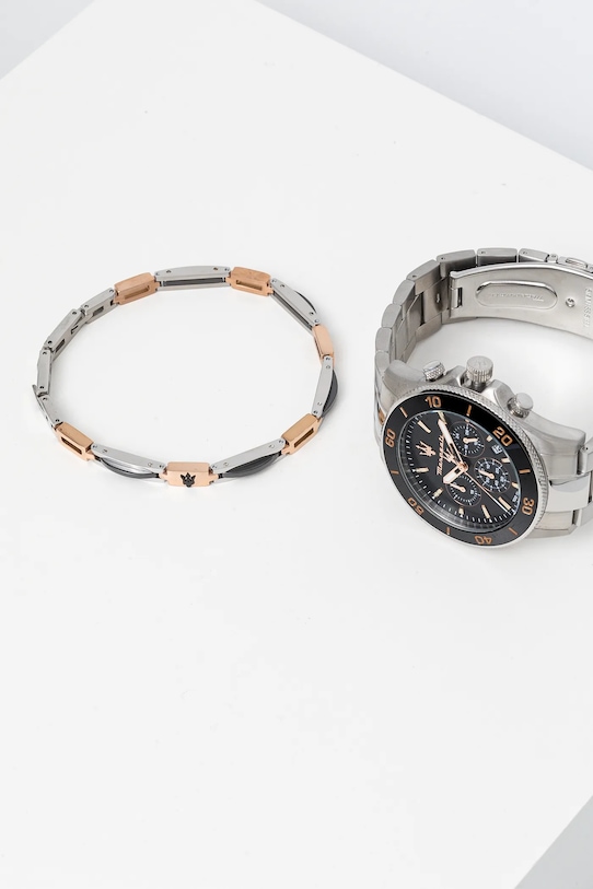 Maserati ceas si bratara R8873600001 argintiu AA00