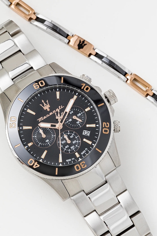 Accesorii Maserati ceas si bratara R8873600001 argintiu