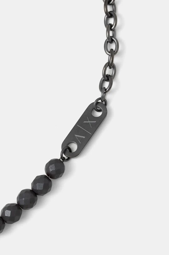 Armani Exchange colier CLASSIC AXG0150060 negru AA00