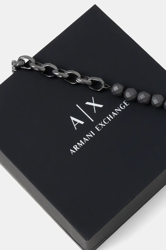 Armani Exchange braccialetto CLASSIC AXG0151060 nero AA00