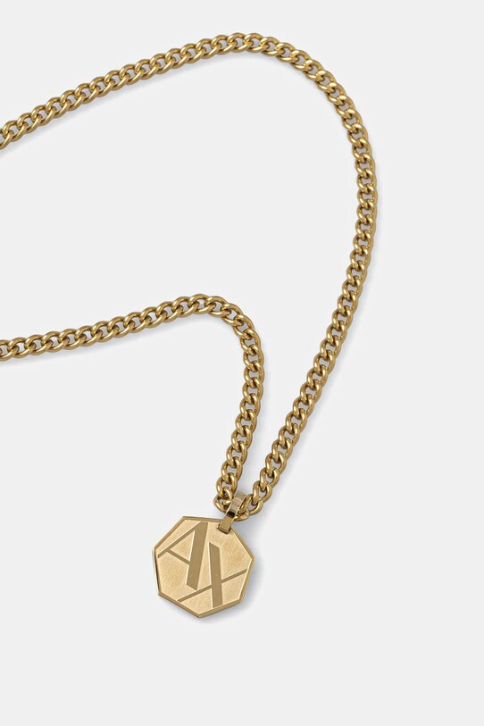 Náhrdelník Armani Exchange LOGO AXG0152710 zlatá AA00