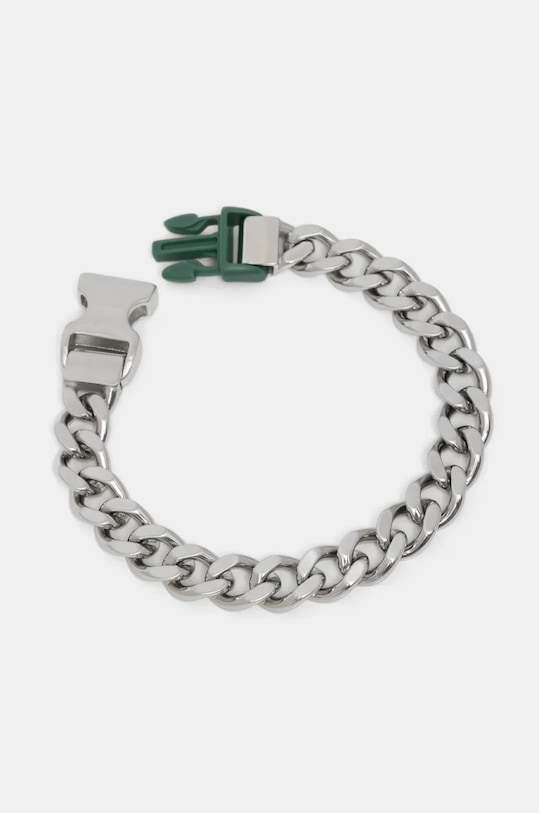 Zapestnica Armani Exchange LOGO Darilna škatla srebrna AXG0154040