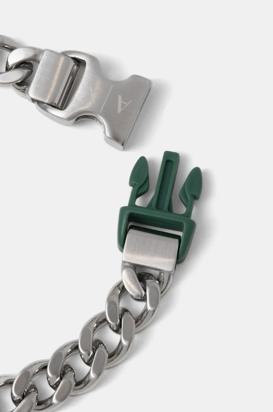 Zapestnica Armani Exchange LOGO AXG0154040 srebrna AA00