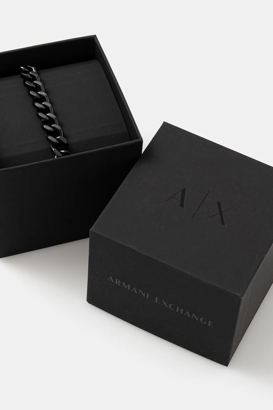 Accesorii Armani Exchange brățară LOGO AXG0156001 negru