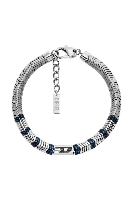 Diesel bratara BEADS argintiu DX1572931