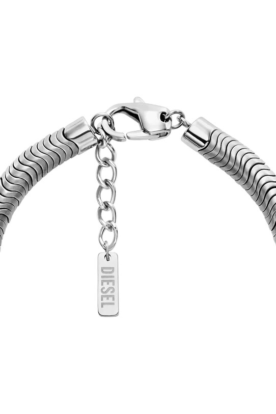 Diesel bratara BEADS DX1572931 argintiu AA00