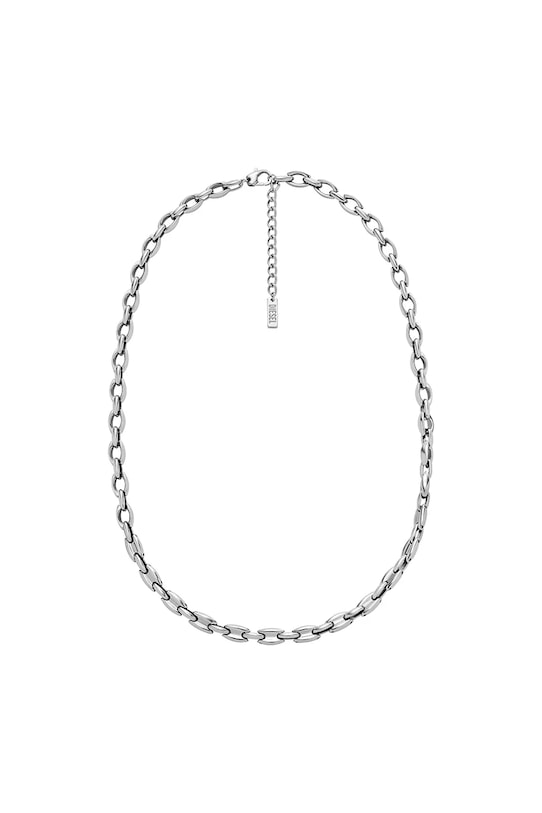 Náhrdelník Diesel CHAIN NECKLACE DX1582040 stříbrná AA00