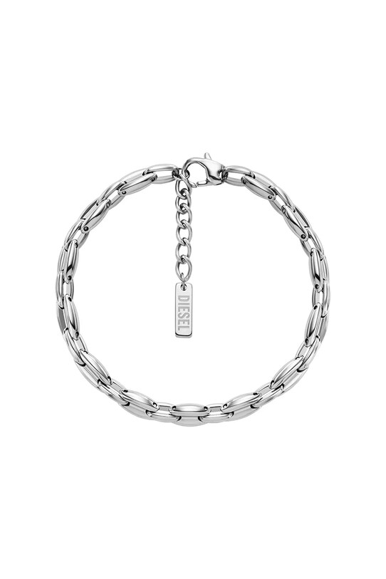 Браслет Diesel CHAIN BRACELET срібний DX1583040