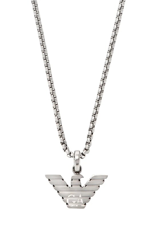 Náhrdelník Emporio Armani EAGLE LOGO stříbrná EGS3169040