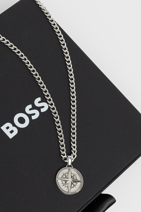 Doplnky Náhrdelník BOSS NORTH 1580544 strieborná