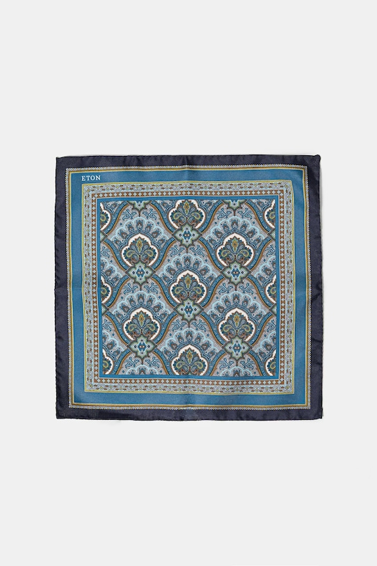 Eton batistă de buzunar de mătase A00031567.NOS albastru AA00