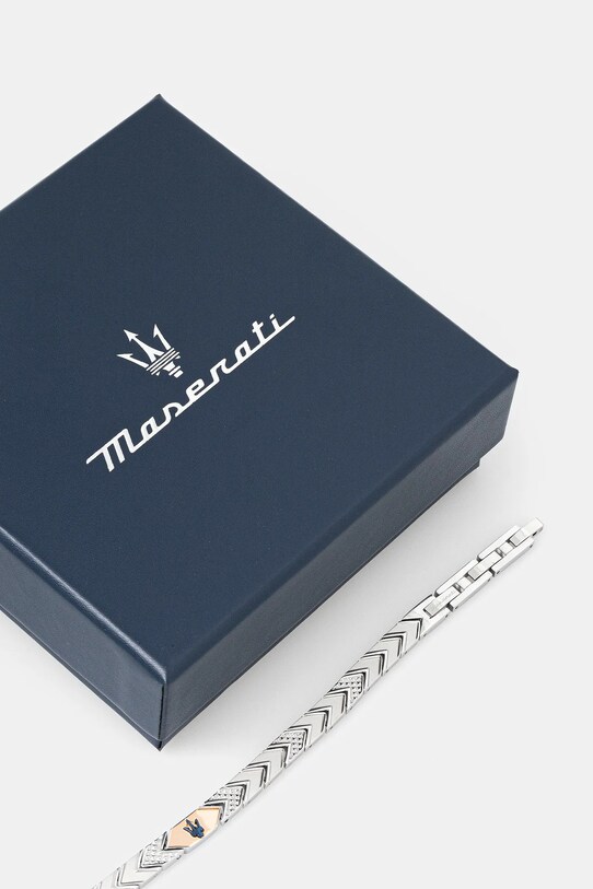 Akcesoria Maserati bransoletka ICONIC JM225AVD90 srebrny
