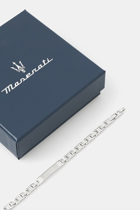 Akcesoria Maserati bransoletka ICONIC JM218AMF03 srebrny