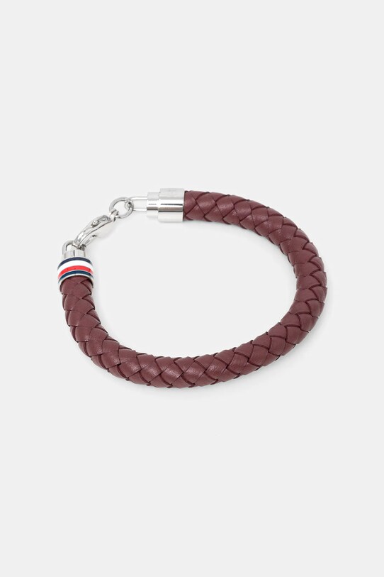 Tommy Hilfiger bőr karkötő Gift Box burgundia 2790547