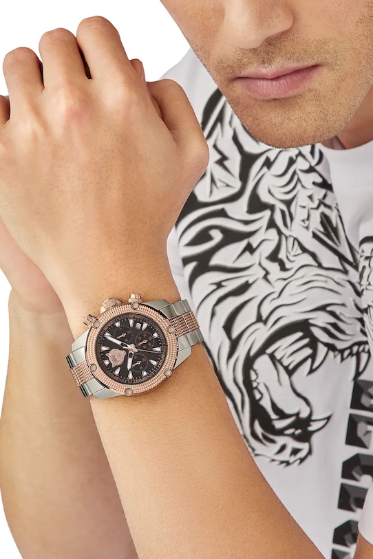 Ura PLEIN SPORT HURRICANE srebrna PSDBA1424