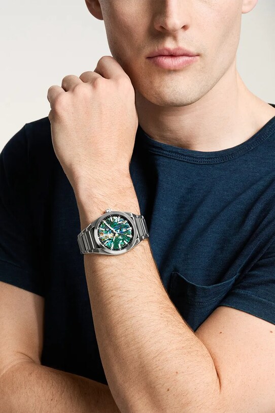 Fossil zegarek srebrny FS6114